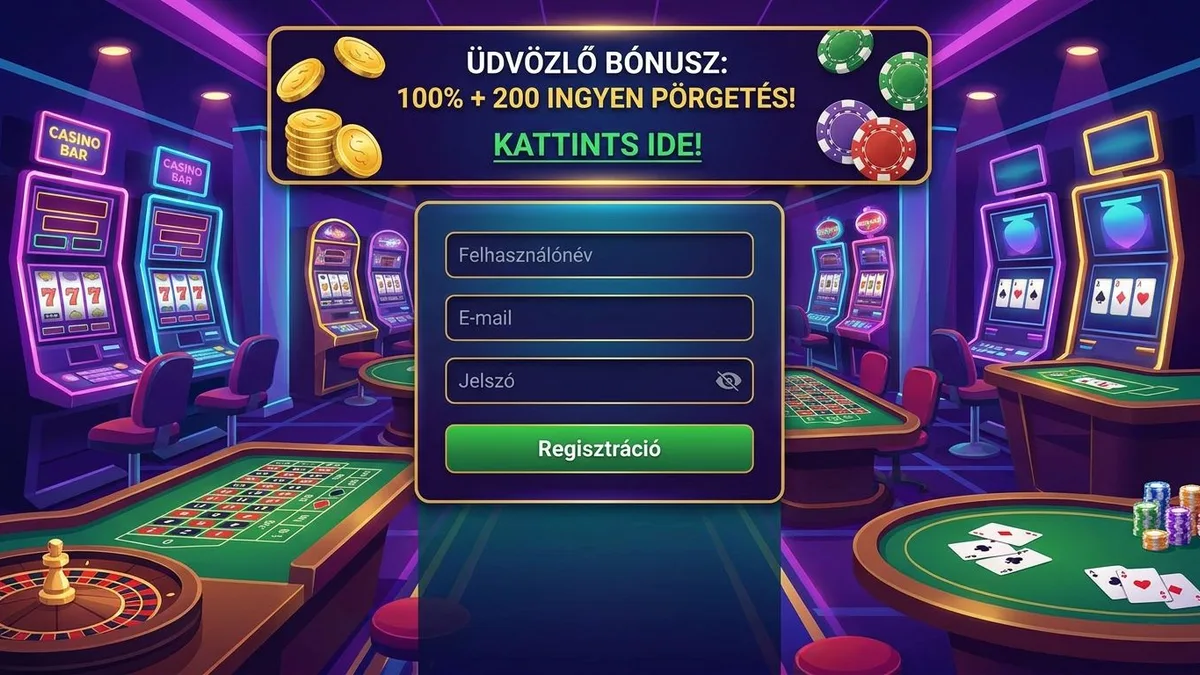 Regisztráció bónusszal